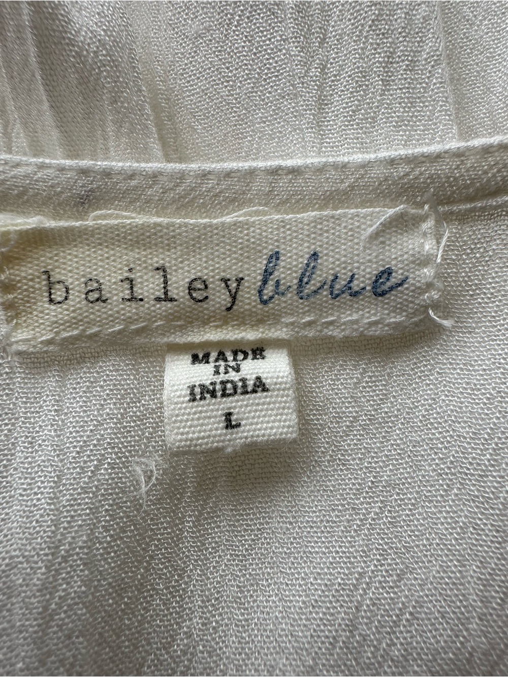 Bailey Blue designs white Cottagecore maxi dress - Picture 9 of 10